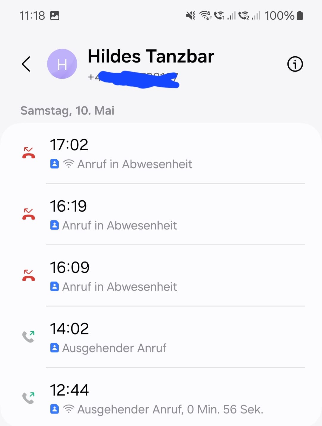 Anruf Hildes Tanzbar