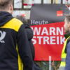 Streik bei der Post in Sachsen am Mittwoch